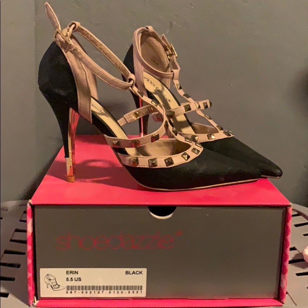 Shoedazzle Erin Studded Heel